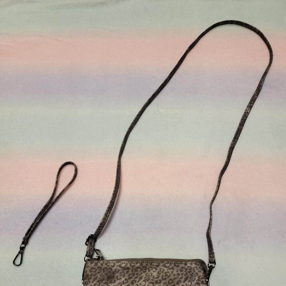 Leopard Print Crossbody/Wristlet